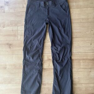 Prana Halle Roll-Up Pants Women’s Size 10R Gray Stretch Outdoor Hiking